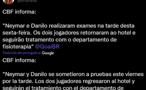 Nuevo comunicado de Brasil por Neymar