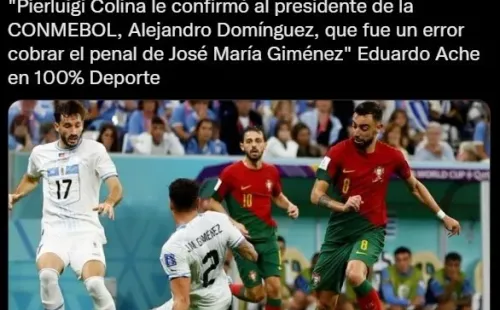 FIFA reconoció su error con Uruguay