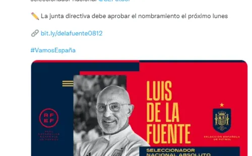 Fuente: Twitter RFEF (@rfef)