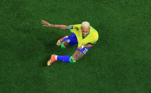 Festejo de gol de Neymar. Getty.