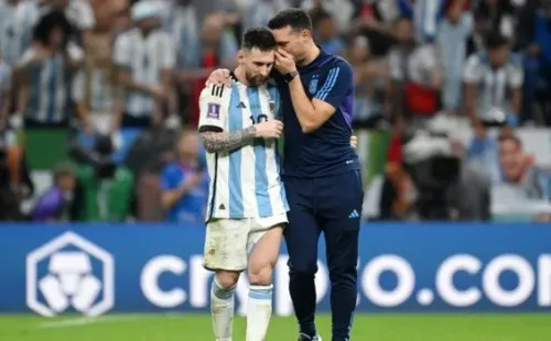 Lionel Messi y Lionel Scaloni: Getty