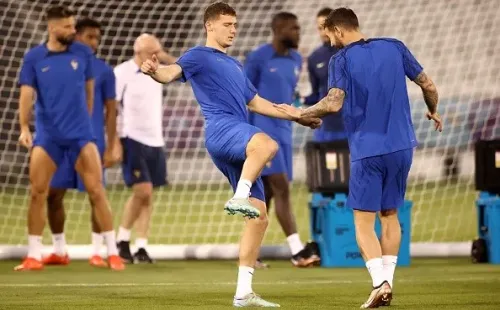 Entrenamiento de Francia. Getty.