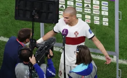 Portugal se quedó afuera y Pepe terminó muy enojado con el árbitro argentino (Getty Images)