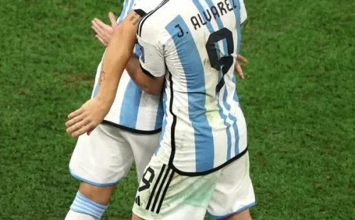 Lautaro Martínez alternó con Julián Álvarez durante el Mundial de Qatar 2022.