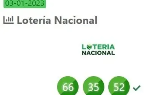 Resultado de la Lotería Dominicana.