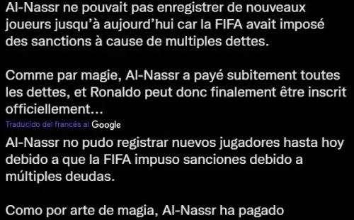 Romain Molina denuncia a Al Nassr por el fichaje de CR7.