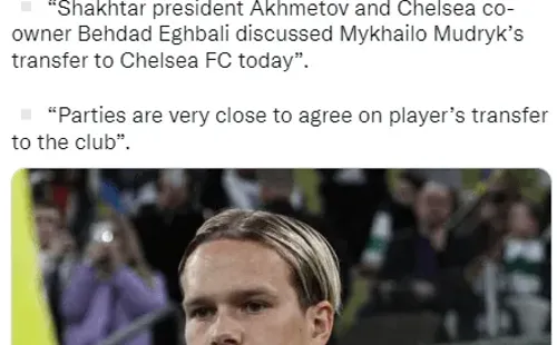 El twit de Fabrizio Romano.