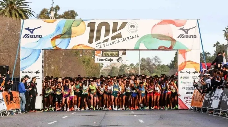 La incómoda largada de los 10k.