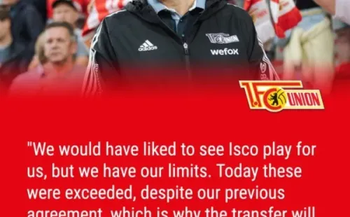 Las palabras de Runhert, tras caerse el fichaje de Isco