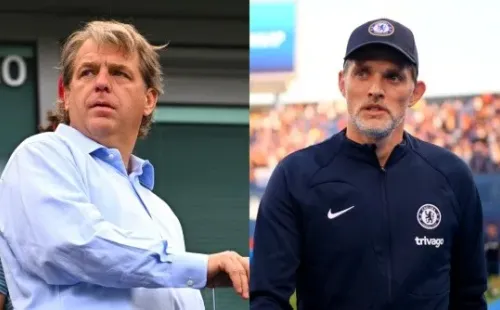 Todd Boehly y Thomas Tuchel, presidente y exentrenador de Chelsea