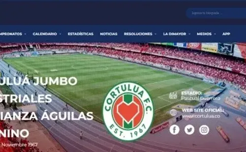 Ficha del equipo. Dimayor.