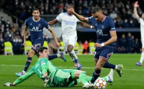 Kylian Mbappé en el Bernabéu: Getty