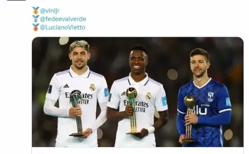 Jugadores premiados en el Mundial. Getty.