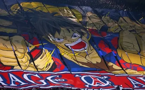 Tifo fe PSG. Getty.