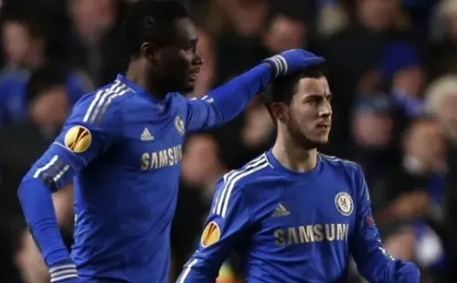 Hazard y Mikel, en Chelsea en 2013