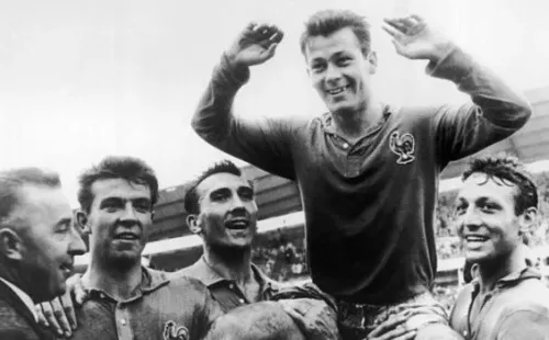 Just Fontaine en Suecia 1958: Getty