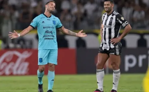 Acción de juego entre Carabobo y Mineiro. Twitter Libertadores.