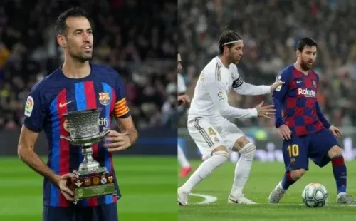 Sergio Busquets, Sergio Ramos y Lionel Messi: Getty