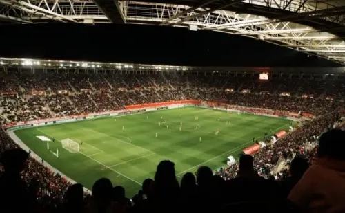 Estadio Enrique Roca, una de las posibles sedes de la Copa del Mundo del 2030. @realmurciacfsad
