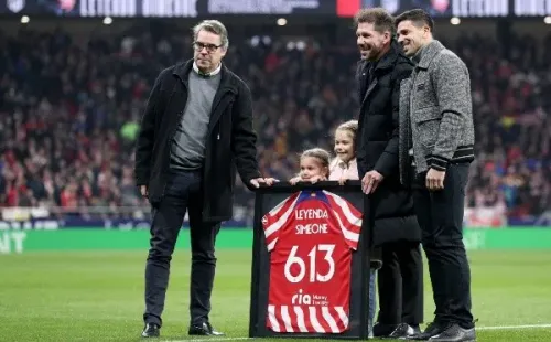 Diego Simeone cumplió 613 partidos como entrenador del Atlético de Madrid vs. Sevilla.