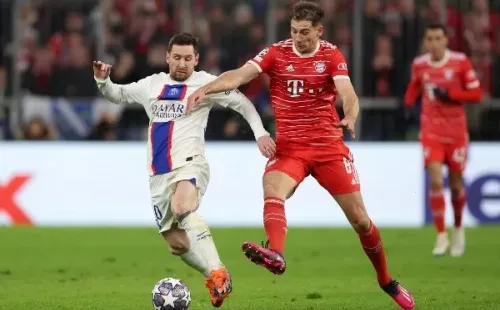 Lionel Messi estuvo incómodo con la férrea marca de León Goretzka