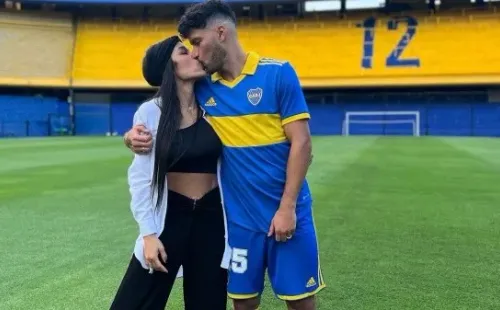 Amor en La Bombonera; así lo viven y lo disfrutan Magui y Bruno (Twitter)