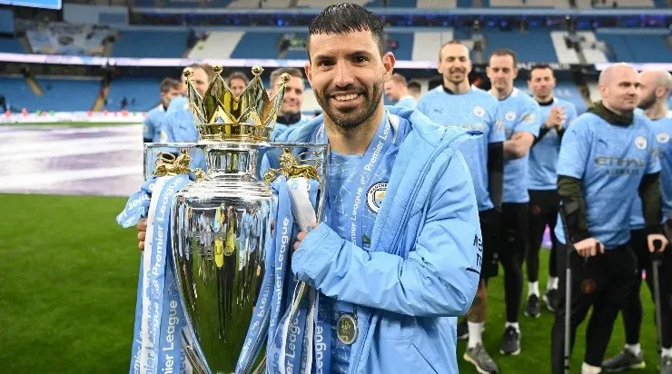 Sergio Agüero, una verdadera leyenda del City (Getty)