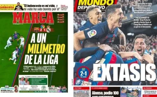 Portadas de los medios tras el Clásico.