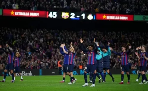 Barcelona festeja su victoria en El Clásico: Getty