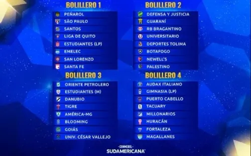 Foto: Twitter oficial de la Copa Sudamericana.