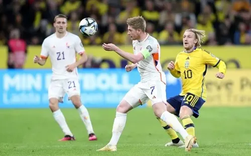 Bélgica vs Suecia. Getty.
