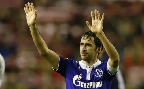 Raúl en su etapa de jugador de Schalke 04. Getty.