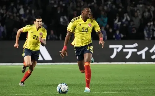 Durán con la selección Colombia de mayores. Getty.
