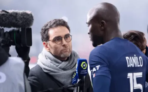 Danilo Pereira en el momento que detonó la bomba contra el vestuario del PSG.