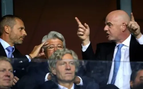 Gianni Infantino y Aleksander Ceferin: Getty