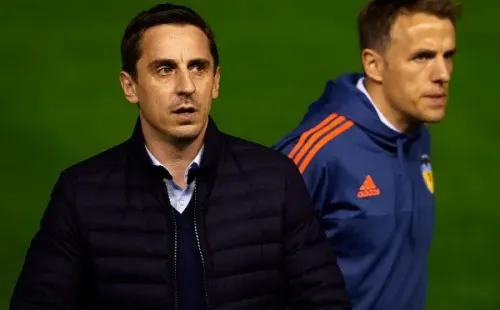 Los hermanos Gary Neville y Phil Neville (Getty)