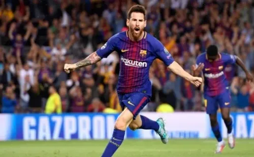 Lionel Messi en Barcelona: Getty