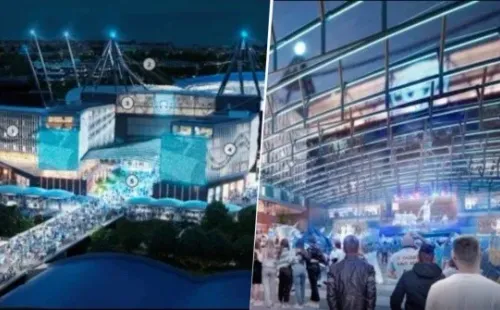 Así quedarían algunos de los sectores del Estadio del Manchester City con las reformas.