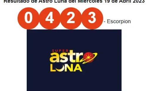 Astro Luna 19 de abril