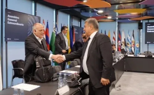 Javier Tebas y Joan Laporta plantearon la tregua para recuperar a Lionel Messi.