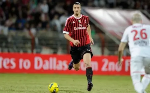 Primera etapa de Zlatan en Milan. Getty.