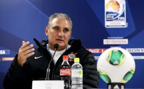 Tite en dirección de Corinthians. Getty.