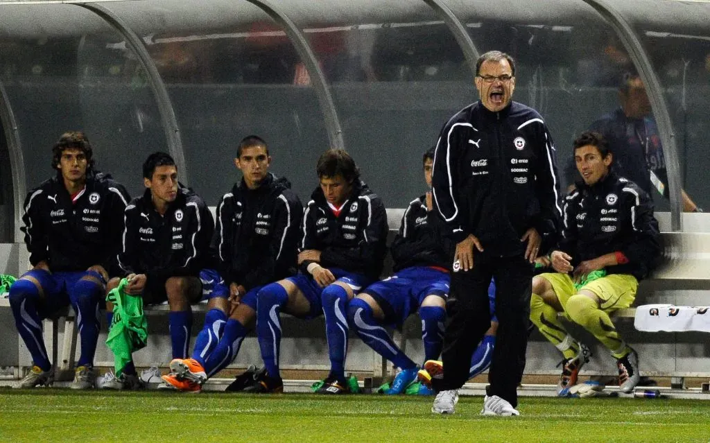 Marcelo Bielsa en su paso por la Selección de Chile. Getty Images.
