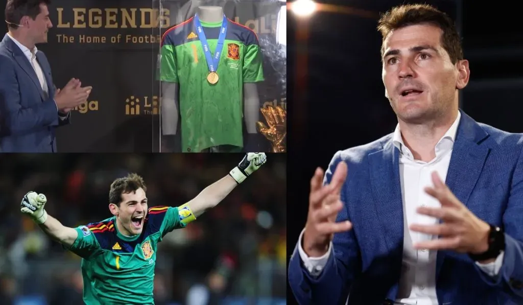 Iker Casillas entrega su camiseta a Legends: LEGENDS