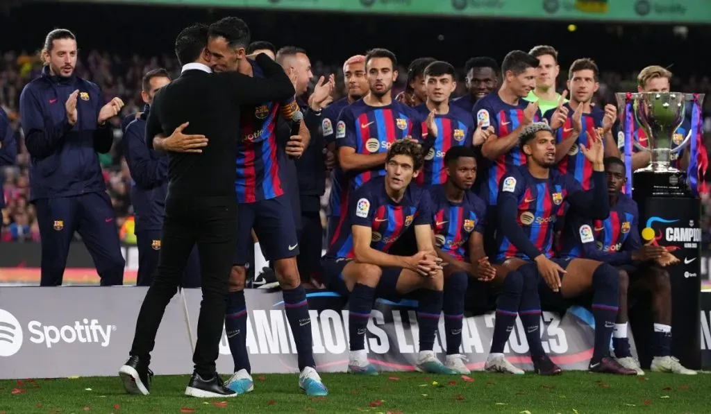 Festejos Barcelona campeón de LaLiga: Getty