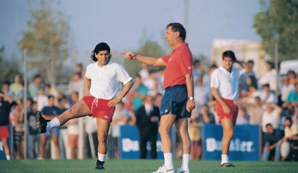Diego Maradona y Carlos Bilardo: Getty