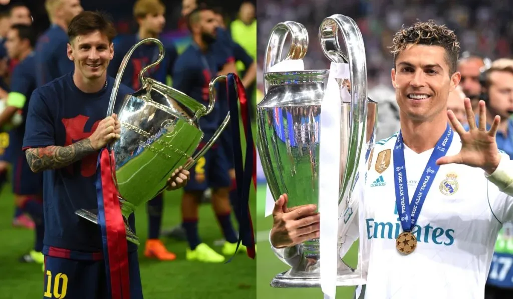 Lionel Messi y Cristiano Ronaldo: Getty