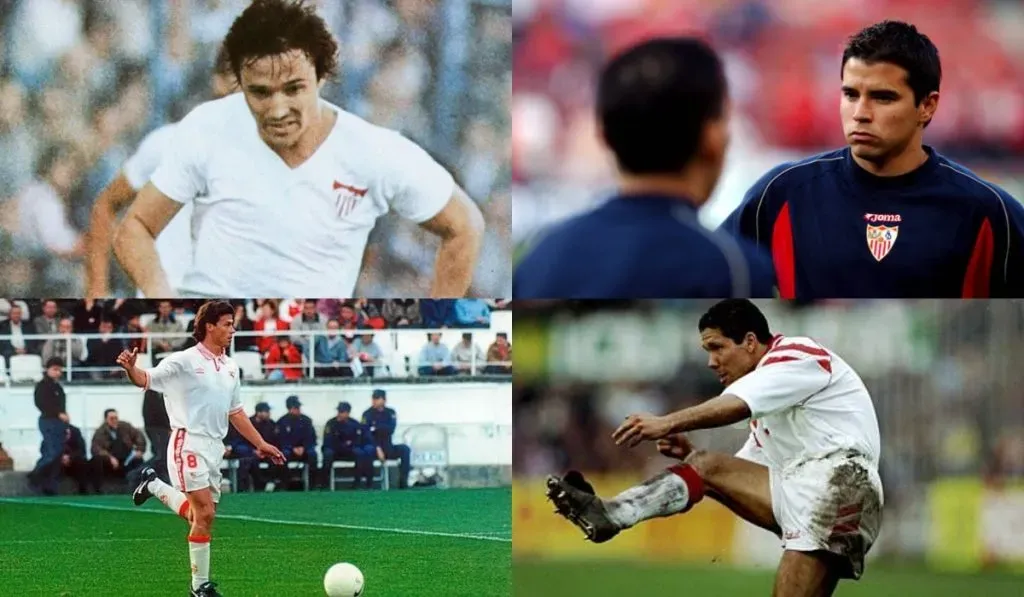 Daniel Bertoni, Diego Simeone, Javier Saviola y Matías Almeyda: TW