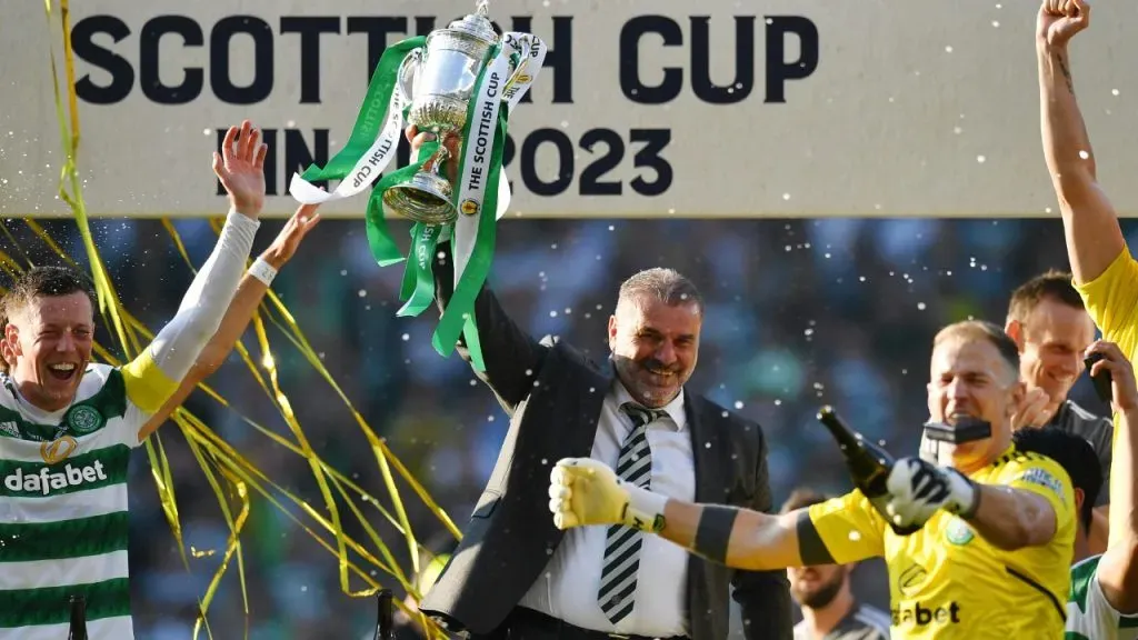 Ange Postecoglou, con gran éxito en Celtic (Getty Images).