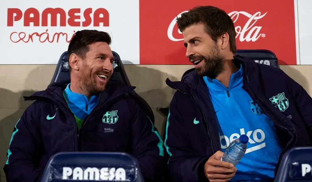 Lionel Messi y Gerard Pique: Getty